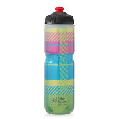 polar-breakaway-insulated-tartan-bottlehighlighter-greenblue-24oz